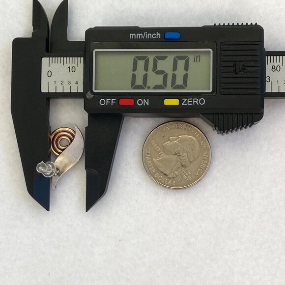 Artisan Textured Sterling Silver 925 Copper Mixed Metal Spiral Stud Earrings - Picture 14 of 16